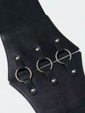 Leather Kiss Corset Belt