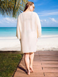 Lia Coastal Cover-Up Dress - Beige