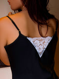 Lisa Silky Slip - Black