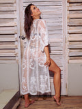 Malia Ivory Embroidered Cover-Up