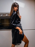 Malia Kelly Robe - Black