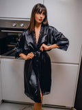 Malia Kelly Robe - Black