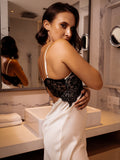 Mandy Muse Satin Slip - Nude