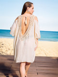 Merina Cover-Up Dress - Ivory