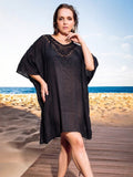 Merina Cover-Up Dress - Black