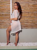 Mirza Openwork Cover-Up | Ivory