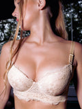 Retro Chic Lace Cover-up Bra