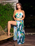 Riana Leaf Pop Beach Set