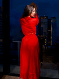 Rosalina Love Maxi Robe - Red