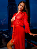Rosalina Love Maxi Robe - Red