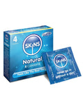 Skins (UK) Condoms Natural – 4 Pack