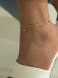 Sparkle Chic Gold Anklet