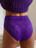 Tilia Purple Floral Lace Panty