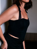 Viola Corset Top - Black