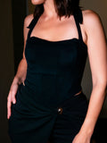 Viola Corset Top - Black