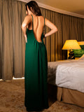 Backless Babe Dress - Emerald