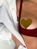 Love Goldy Glitter Nipple Pasties