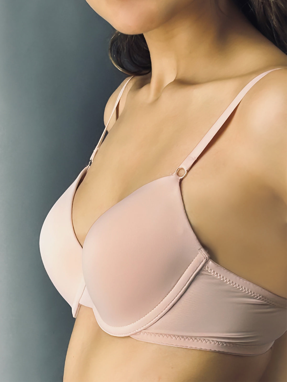 Shop Padded T-Shirt Bra Seamless Full Coverage LIVELY, 53% OFF