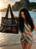 The Midnightdivas Beach Tote Bag 🖤.
