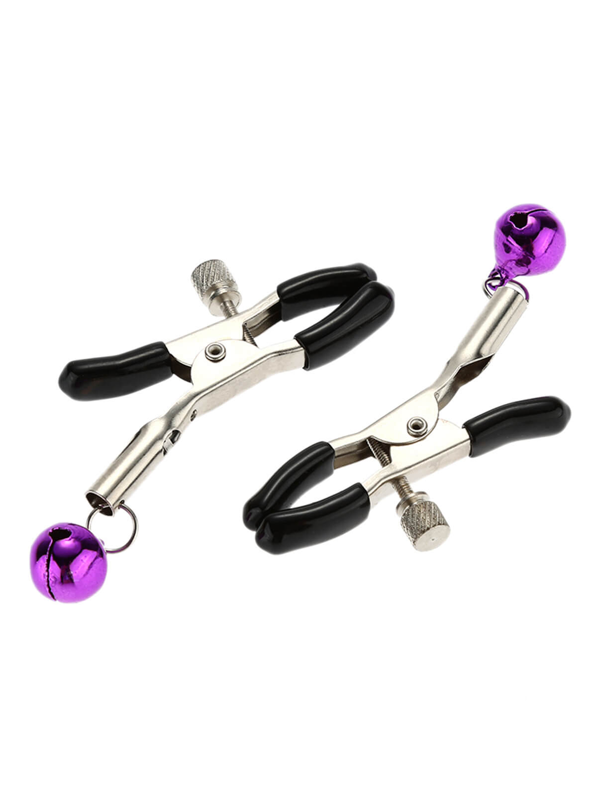 Bell Nipple Clamps - Purple