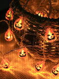 LED Pumpkin String Lights.