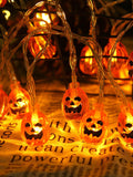 LED Pumpkin String Lights.