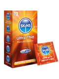 Skins (UK) Ultra Thin Condoms - 12 pack