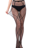 Classic Black Fishnet Pantyhose