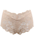 Beige Floral Lace Hip Hugger.